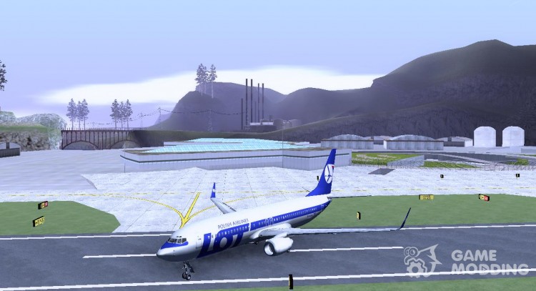 Boeing 737 LOT Polish Airlines for GTA San Andreas