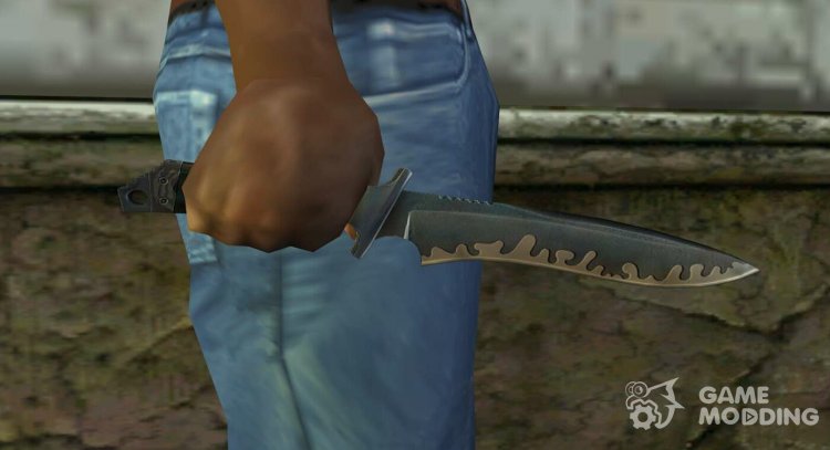 El cuchillo de Counter Strike Source para GTA San Andreas