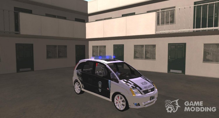 Chevrolet Meriva Patrullero de la Policia Metropolitana for GTA San Andreas