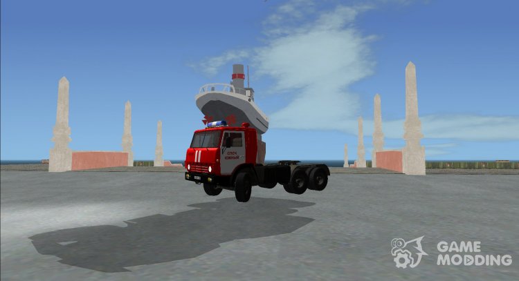 КАМАЗ 4310 Пожарный и ЦБ-1 для GTA San Andreas
