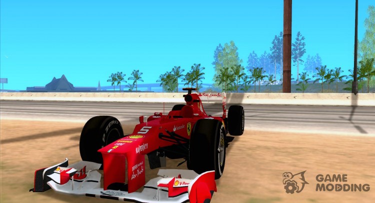 Scuderia Ferrari F1 2012 для GTA San Andreas