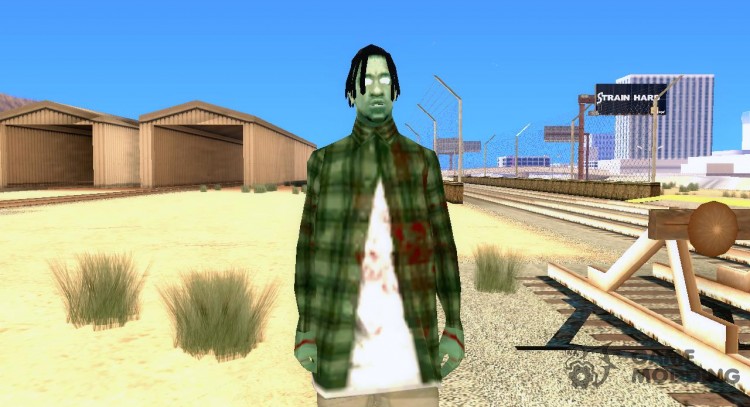 Zombie Skin-fam2 for GTA San Andreas