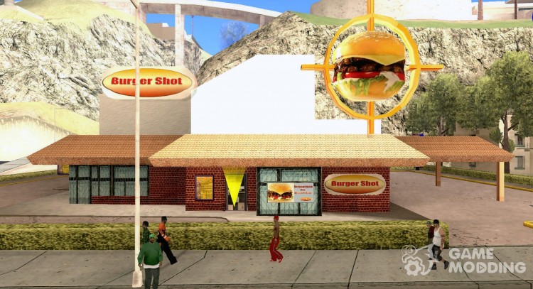 New Burger Shot для GTA San Andreas