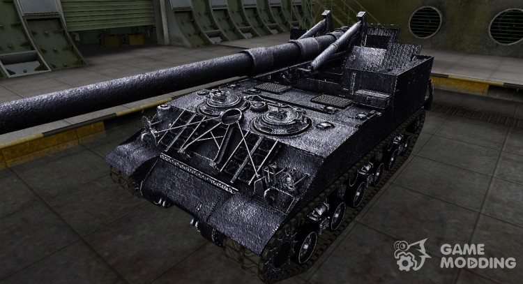Dark skin for M40/M43 for World Of Tanks