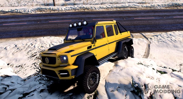 Mercedes-Benz 6x6 Xtreme Mansory Gronos for GTA 5