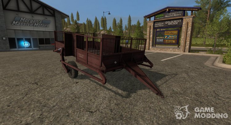 Wagon for transportation of animals for Farming Simulator 2017