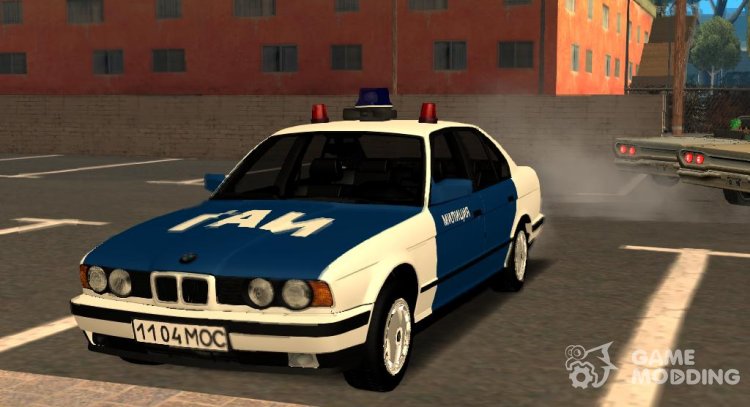 BMW 525i (E34) de la policía de 1991 para GTA San Andreas