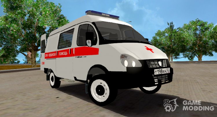 Gazelle Sobol - Ambulance for GTA San Andreas