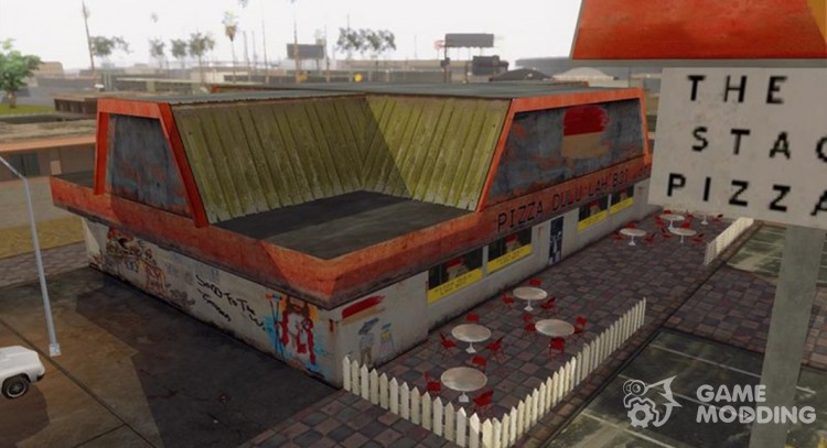 K-Retexture Pizza Iddlestack (HD) para GTA San Andreas