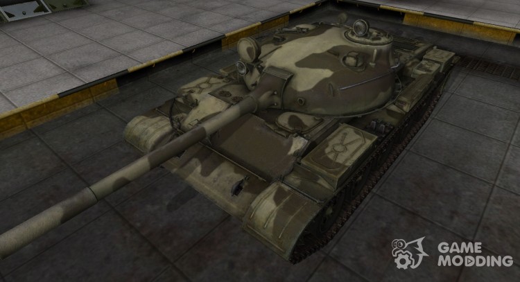 El desierto de skin para el T-62A para World Of Tanks