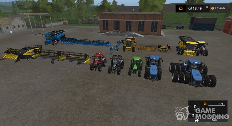 New Holland v PACK.1 for Farming Simulator 2017