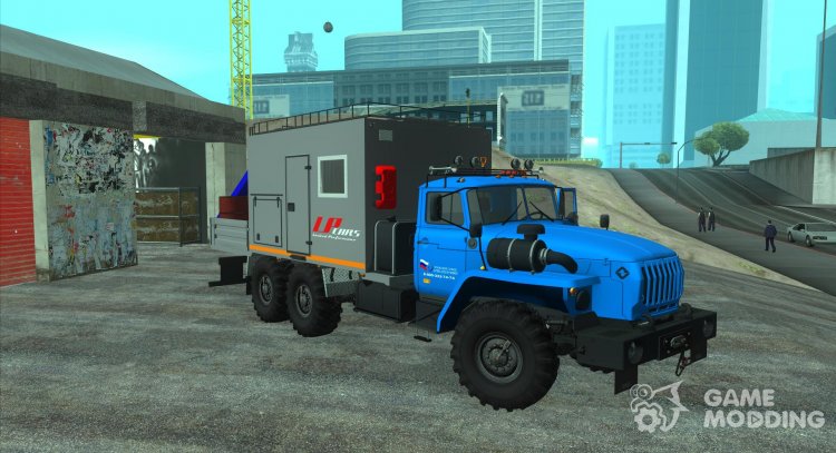 Ural 44202-0311-60Е5 Mobile workshop of USST for GTA San Andreas