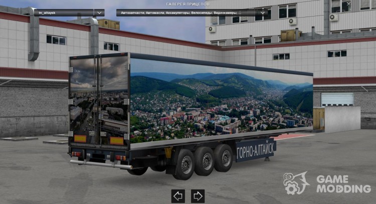 Pak remolques ciudades de rusia v3.0 para Euro Truck Simulator 2