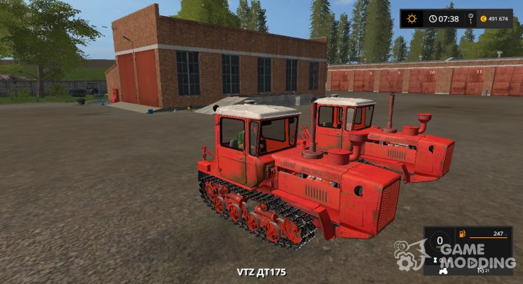 ДТ 175 Волгарь v 1.1 для Farming Simulator 2017