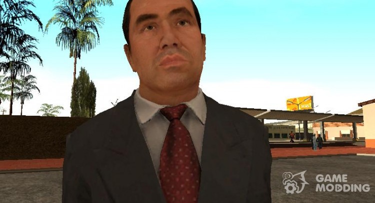 Sal Гравина en traje oscuro de la Mafia II para GTA San Andreas