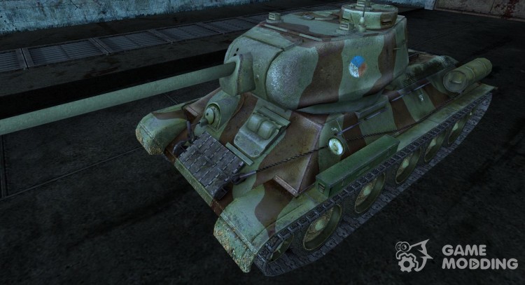 Skin for t-34-85 for World Of Tanks