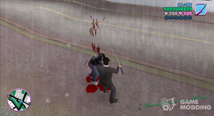 Cut off the head for GTA Vice City