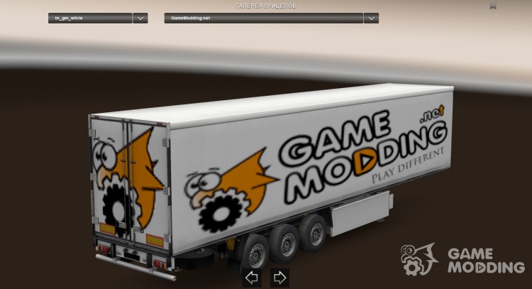 Mod GameModding trailer by Vexillum v.1.0 для Euro Truck Simulator 2