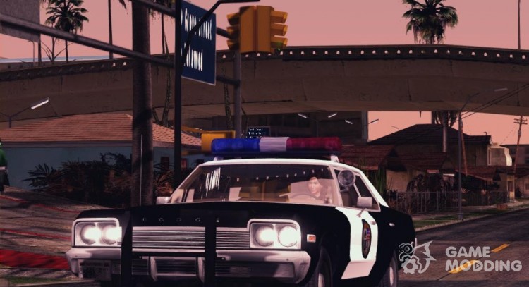 1974 Dodge Monaco Police LS (IVF) для GTA San Andreas