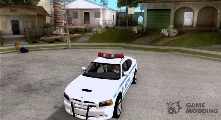 Dodge cargador policía NYPD para GTA San Andreas