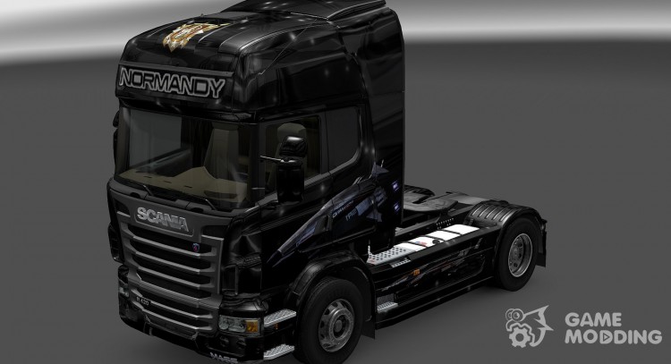 Скин Normandy SR1 для Scania R для Euro Truck Simulator 2
