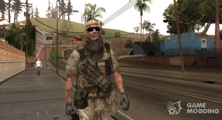 Crysis 2 US Soldier FaceB2 Bodygroup B para GTA San Andreas