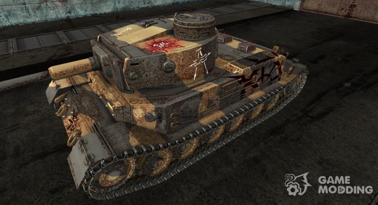 Шкурка для Pz. VI Tiger (P) (Вархаммер) для World Of Tanks