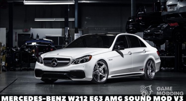 Mercedes-Benz W212 E63 Sound mod v3 for GTA San Andreas