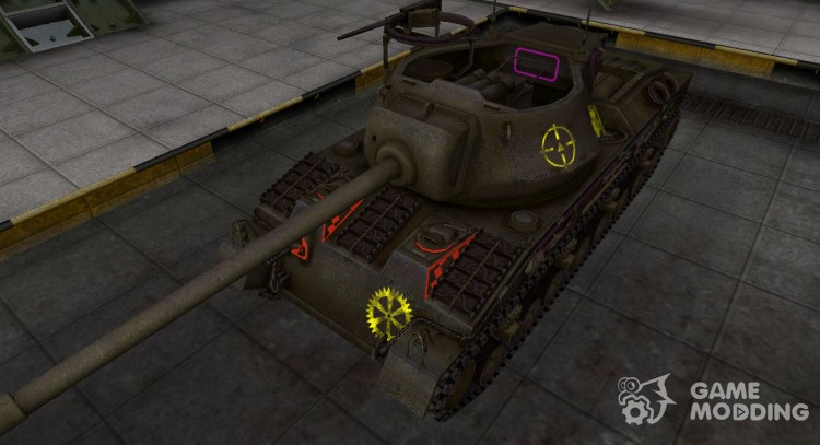 Contorno de la zona de ruptura del T28 Prototype para World Of Tanks