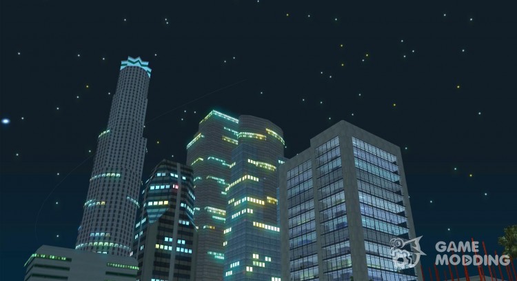 Звездное небо V2.0 (Для Одиночной игры) для GTA San Andreas