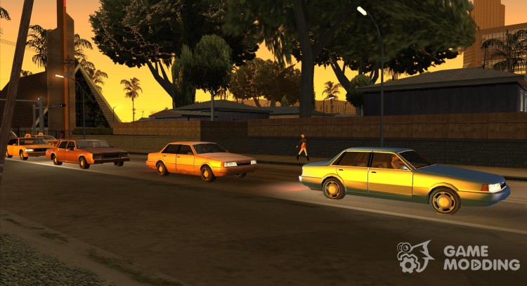 Солнечные отражения v.2 для GTA San Andreas