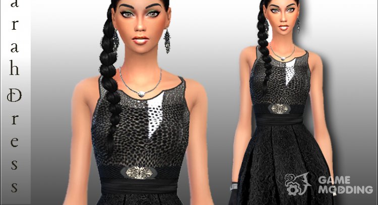 Sarah Dress для Sims 4