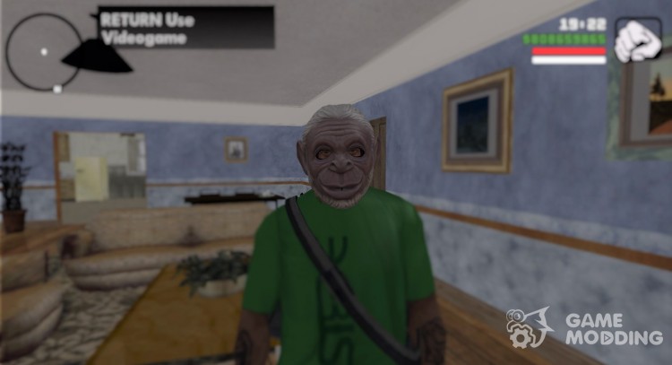 La máscara de la gorila (GTA Online) para GTA San Andreas