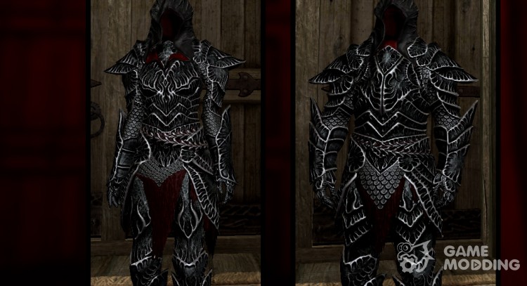 Liliths Black Sun Armor Set for TES V: Skyrim