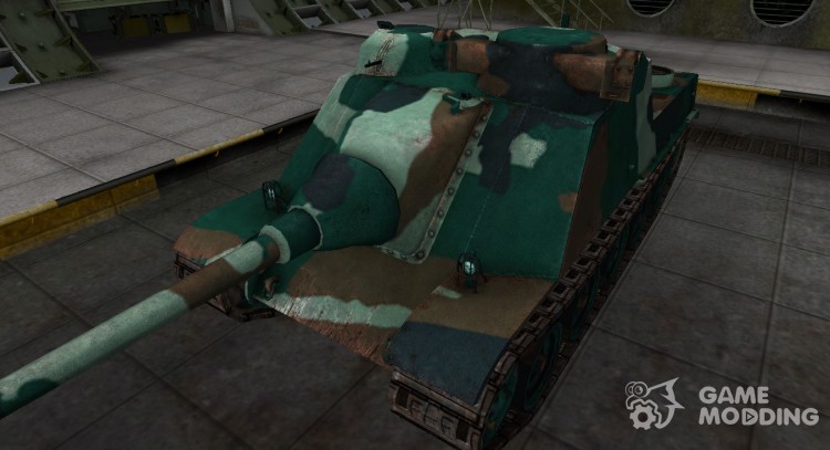 French bluish skin for AMX AC Mle. 1946 for World Of Tanks