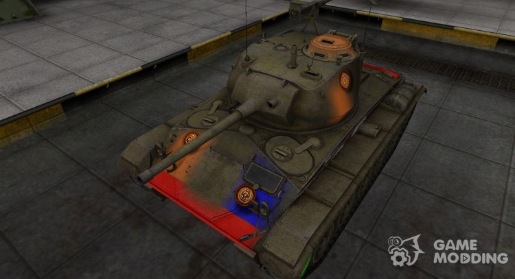 High-quality skin for M24 Chaffee for World Of Tanks