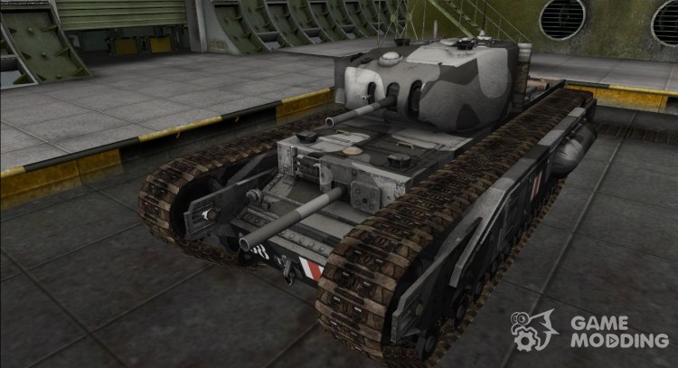 The skin for the Churchill I for World Of Tanks
