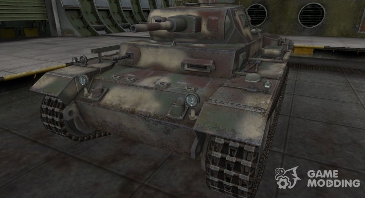 La piel de camuflaje para el tanque VK 20.01 (D) para World Of Tanks