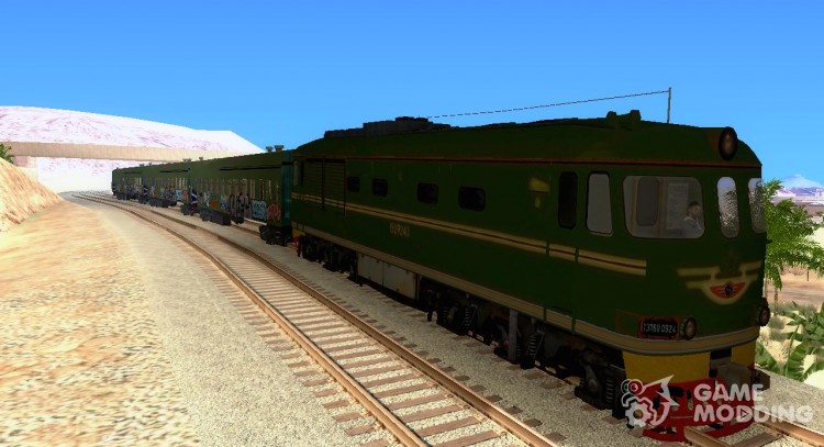 Custom Graffiti Train 2 для GTA San Andreas