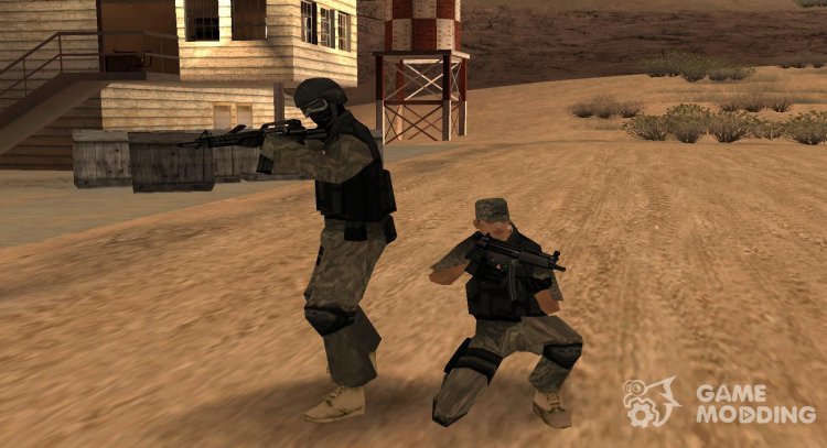 SA Style Army для GTA San Andreas