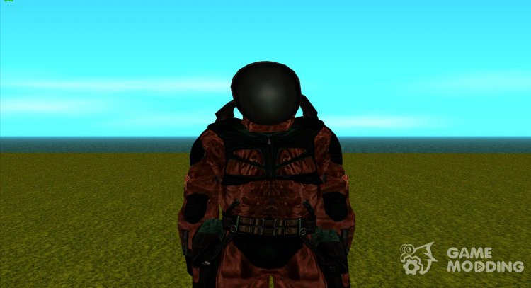 A member of the New Union group in a scientific jumpsuit from S.T.A.L.K.E.R for GTA San Andreas