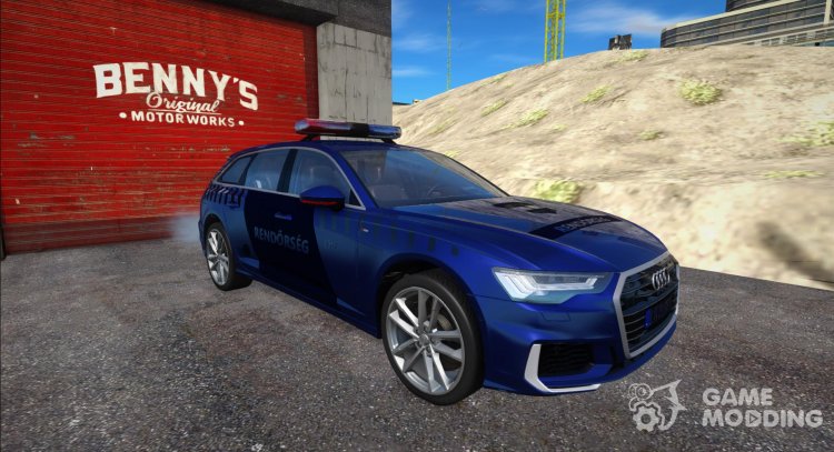 Audi A6 (C8) Avant 2019 - Венгерская полиция для GTA San Andreas