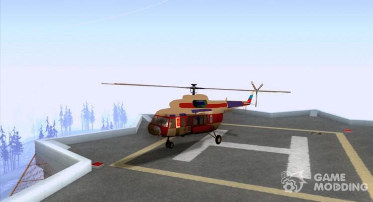 МИ-17 гражданский (Русский) для GTA San Andreas