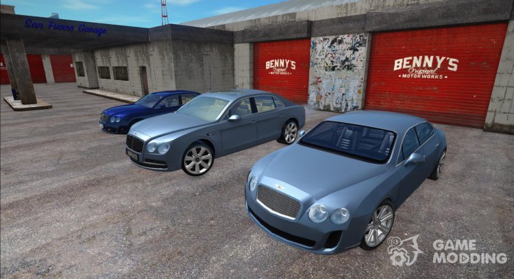 Package of Bentley Flying Spur cars for GTA San Andreas