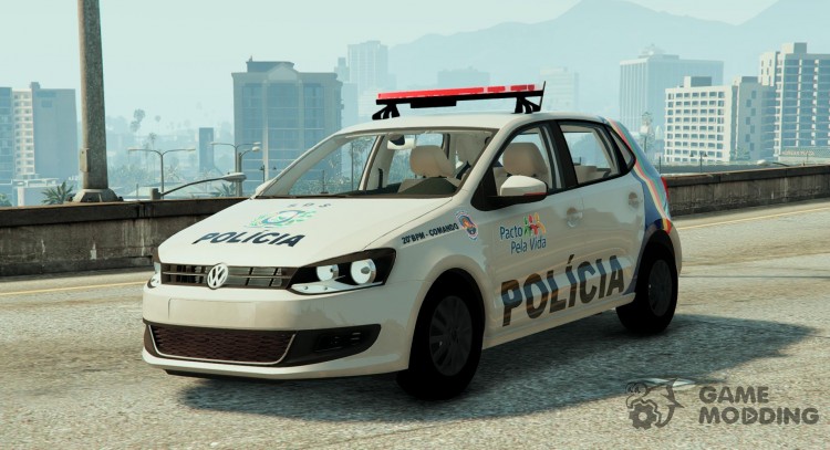 Volkswagen Gol G6 Polícia Militar Brasil FINAL для GTA 5