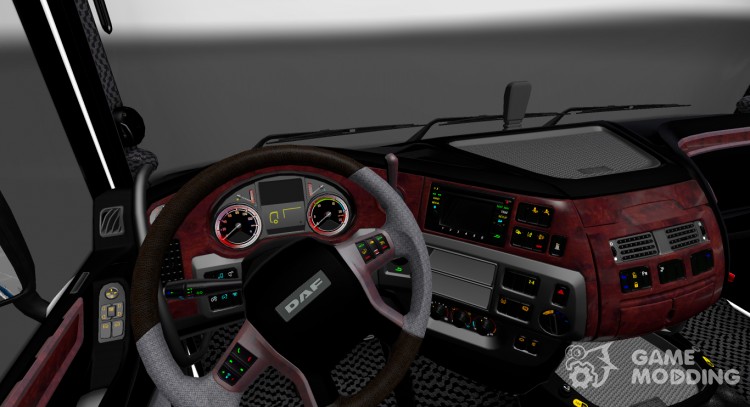El interior de la DAF XF Euro 6 para Euro Truck Simulator 2