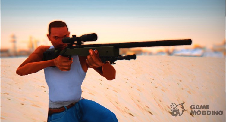 Modern Warfare Remasterizado M40A3 para GTA San Andreas