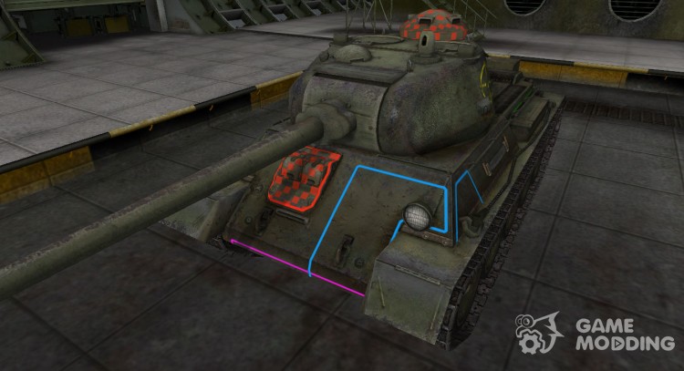 Contour zone breaking through the t-43 for World Of Tanks