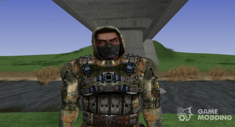 A member of the group the Diggers from S. T. A. L. K. E. R V. 1 for GTA San Andreas