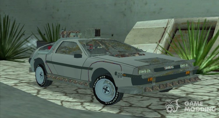 DMC DeLorean Постапокалипсис для GTA San Andreas